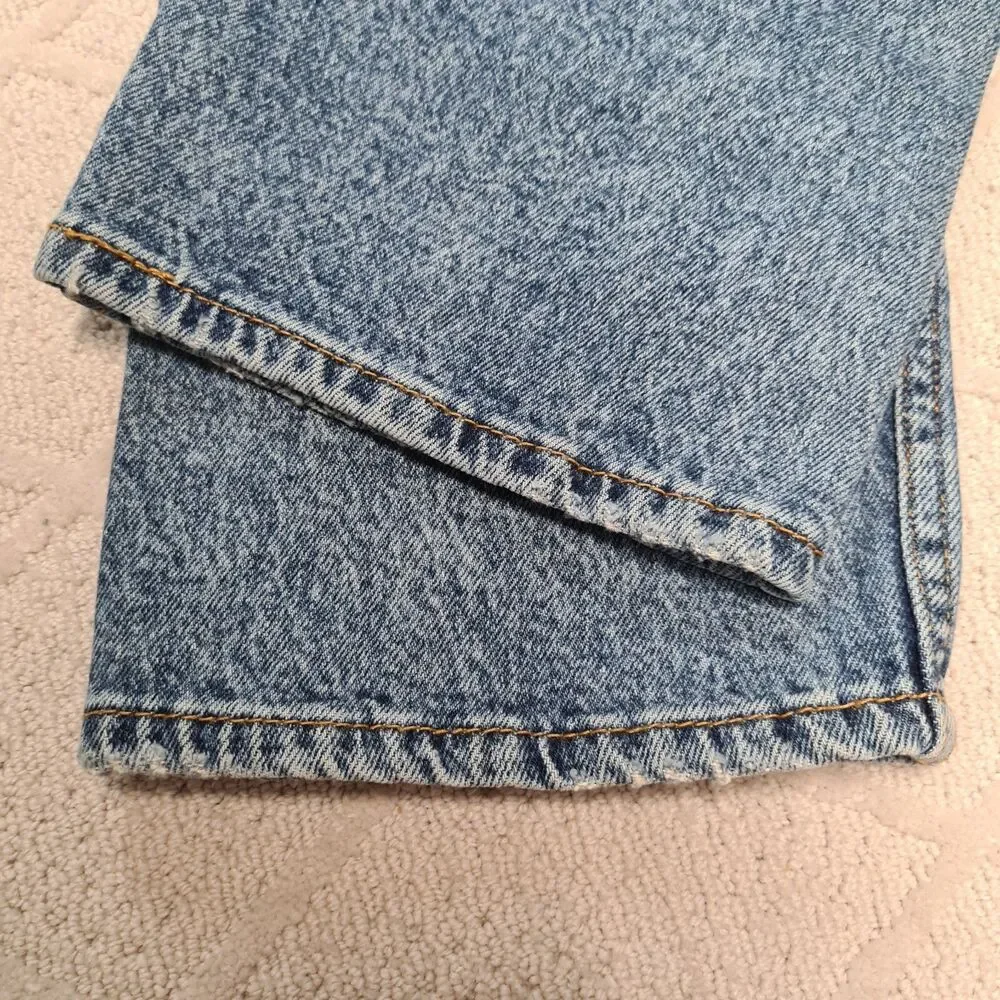 LEVI'S 505 Distressed Denim Jeans Men's SZ 30x32 (actual: 30x27.5) Straight Leg